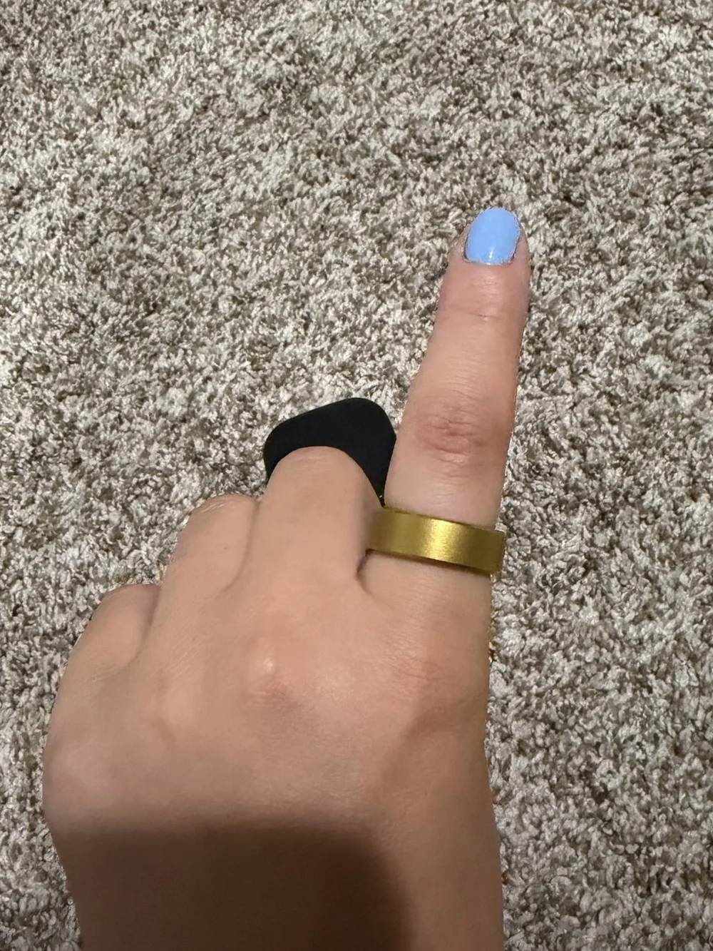 Milavan Smart ring gold size 8